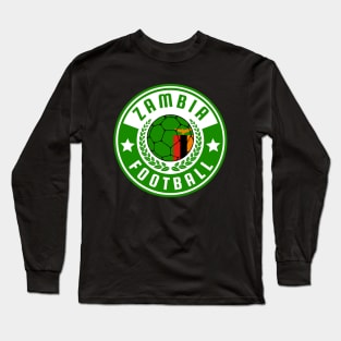 Zambia Football Long Sleeve T-Shirt